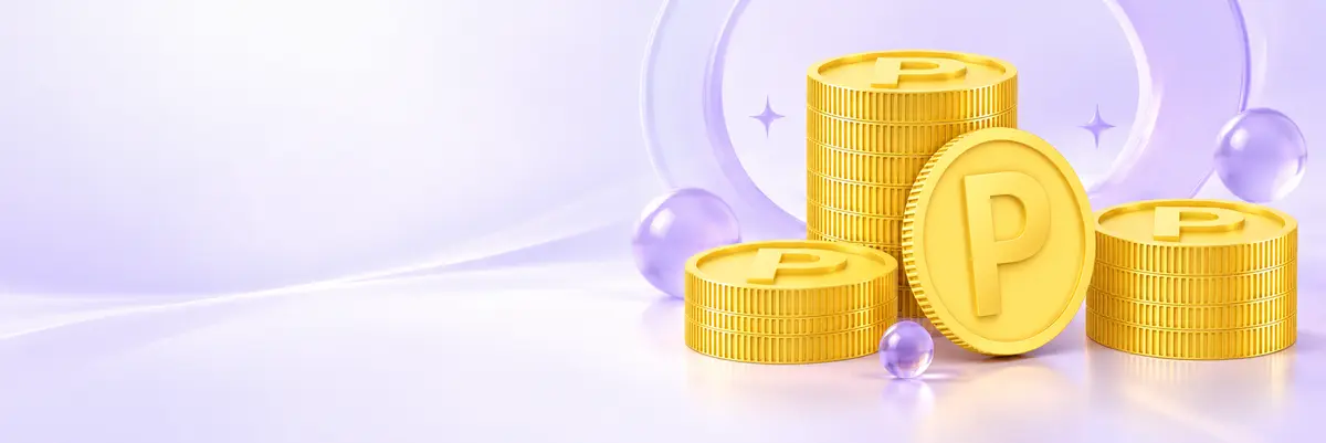 금색 포인트 코인